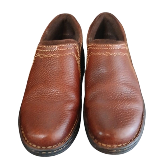 Ariat Loden Brown Leather Slip-Ons Women's Leather Comfort Shoes Size 7.5 B - Picture 2 of 11